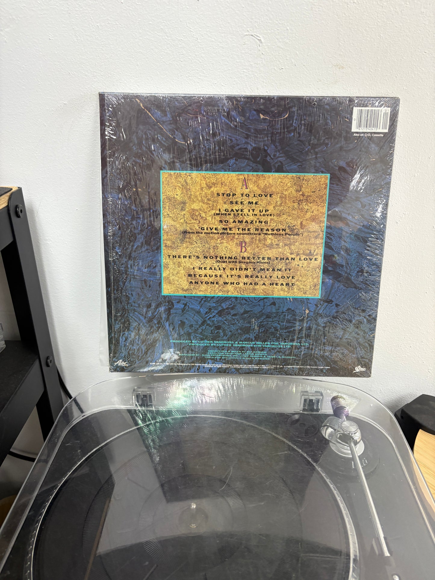 Luther Vandross - Give Me The Reason (Vinyl)