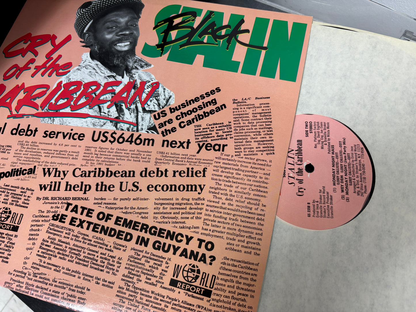 Black Stalin – Cry Of The Caribbean (Vinyl)