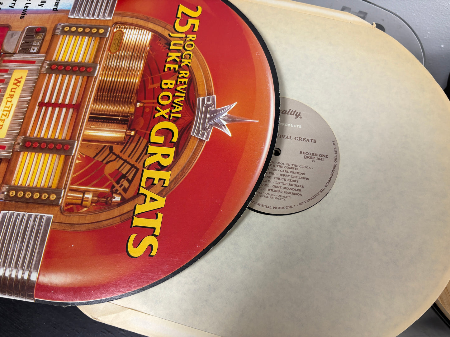 Compilation – 25 Rock Revival Juke Box Greats (Vinyl)