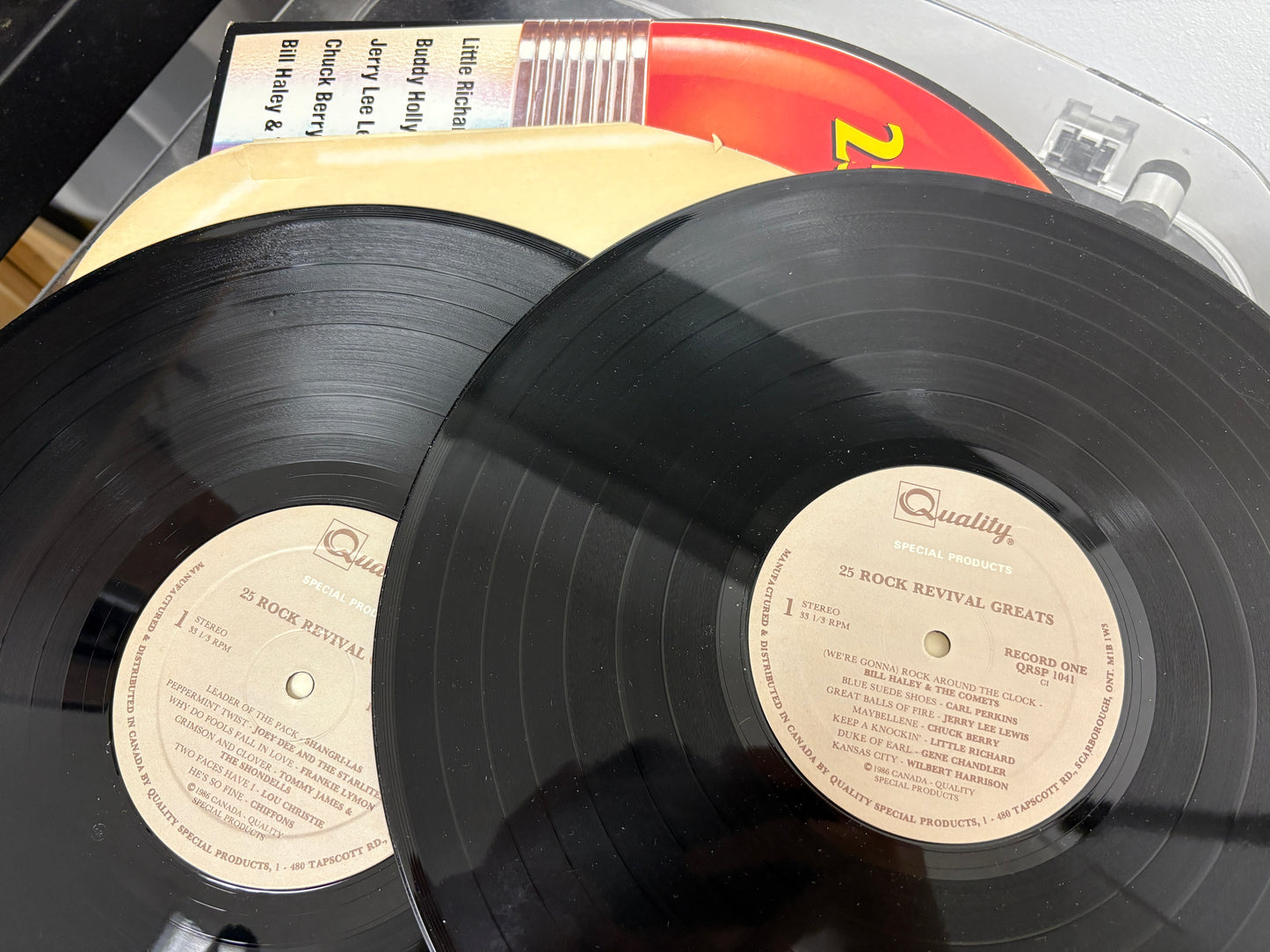 Compilation – 25 Rock Revival Juke Box Greats (Vinyl)