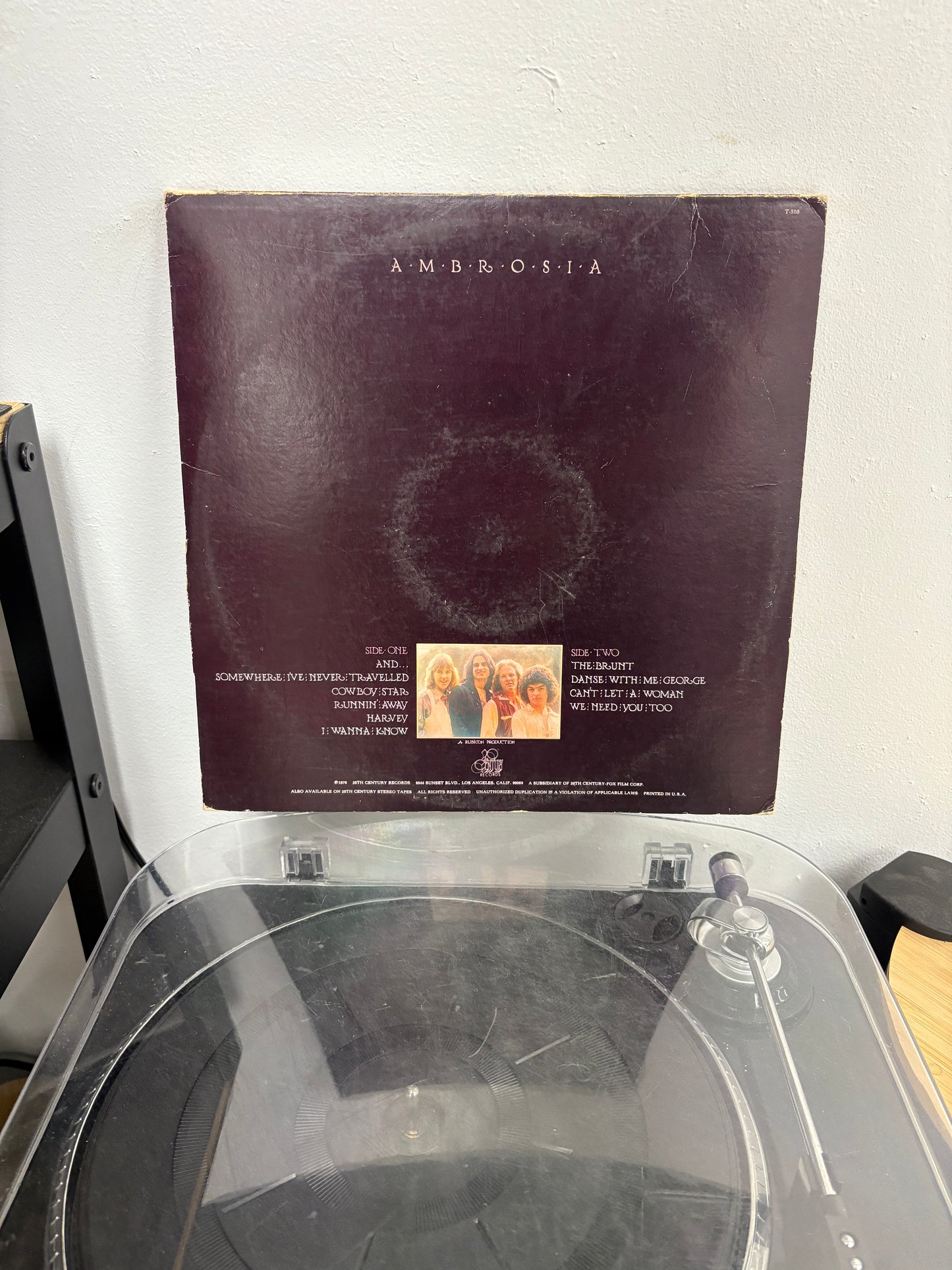 Ambrosia - Somewhere I've Never Travelled (Vinyl)