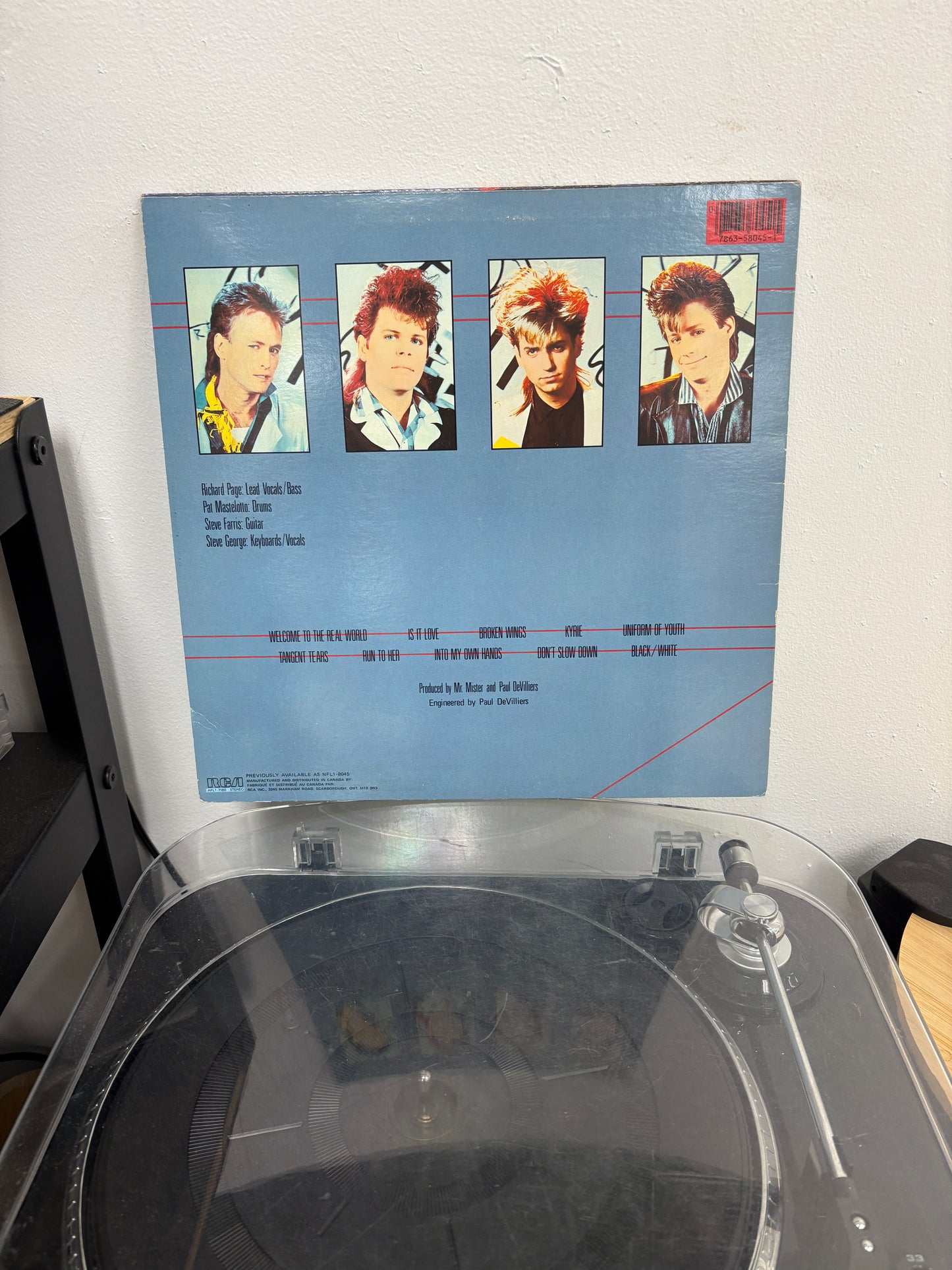 Mr. Mister – Welcome To The Real World (Vinyl)