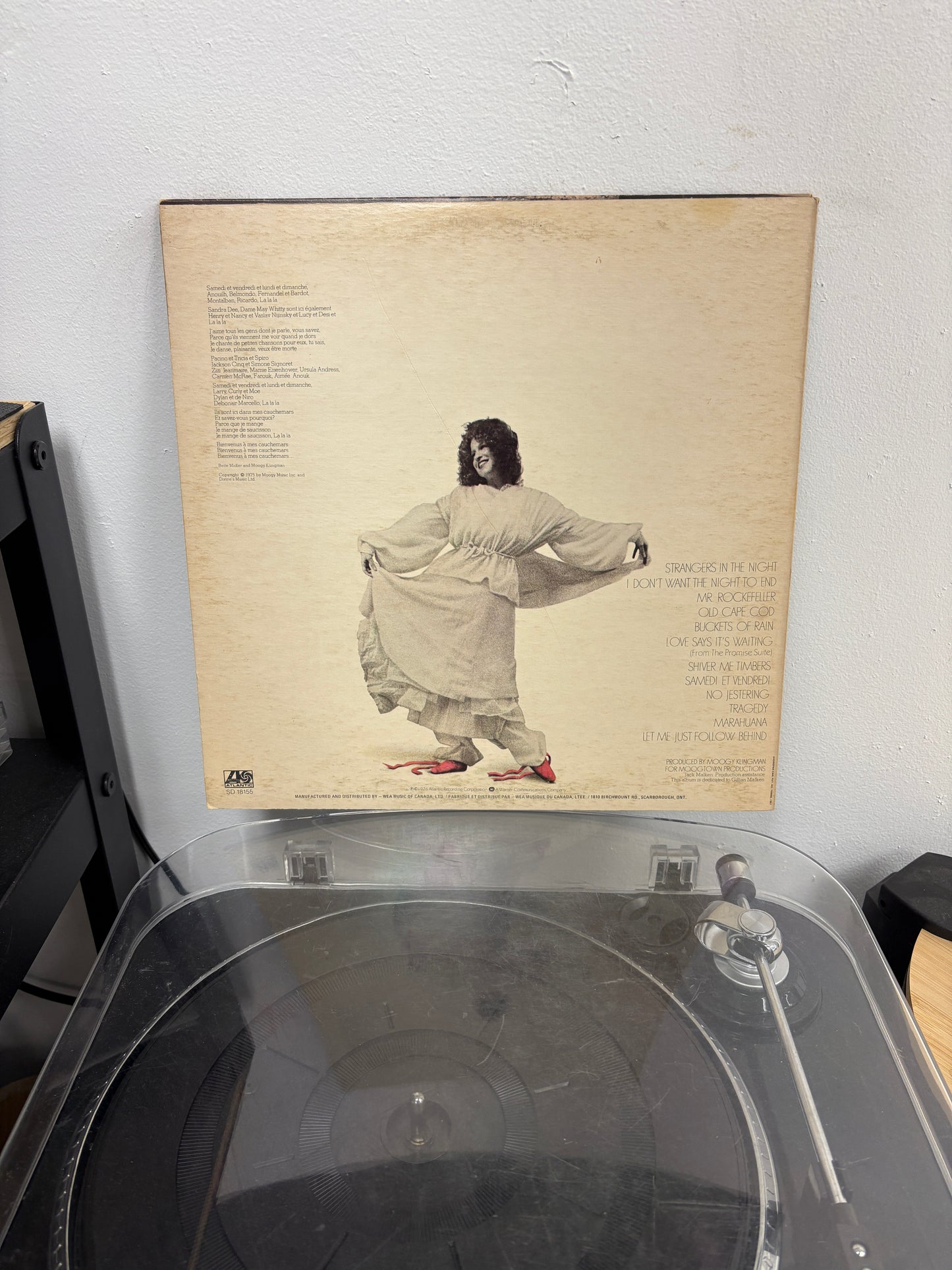 Bette Midler – Songs For The New Depression (Vinyl)