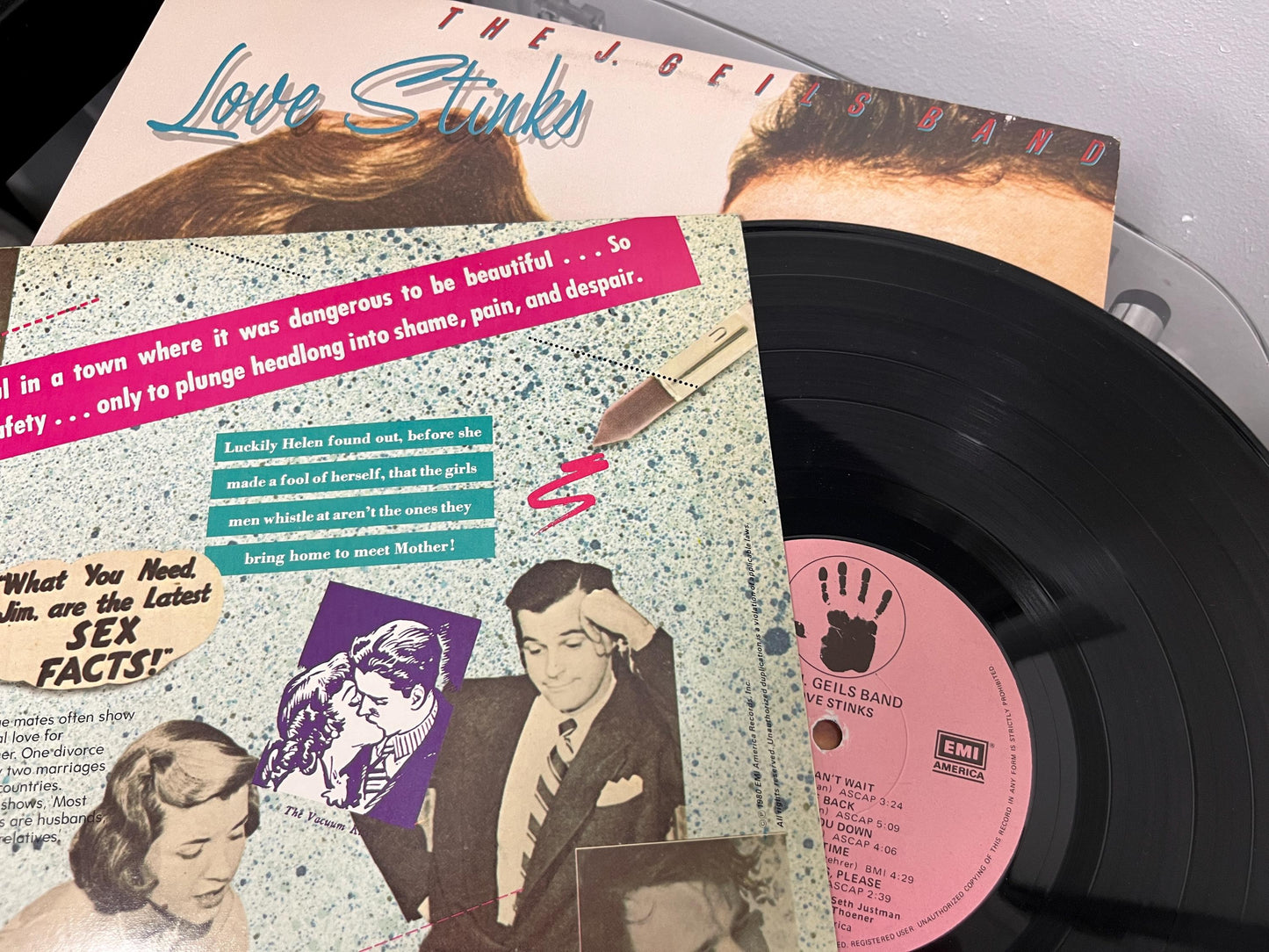 The J. Geils Band – Live - Love Stinks (Vinyl)