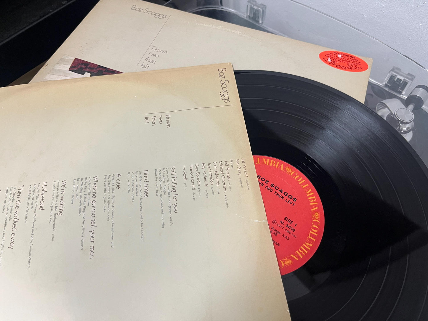 Boz Scaggs - Down Two Then Left (Vinyl)