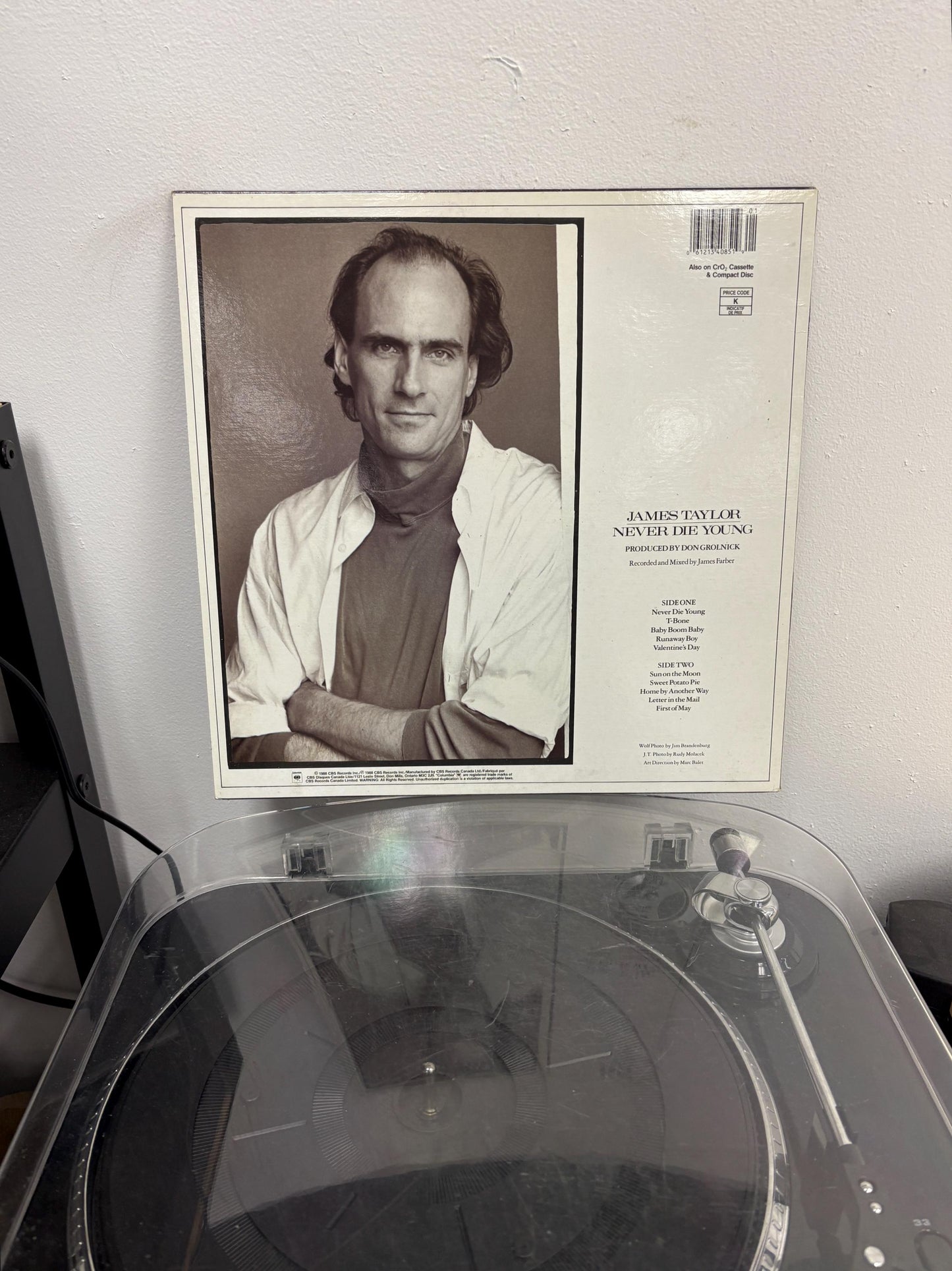 James Taylor – Never Die Young (Vinyl)