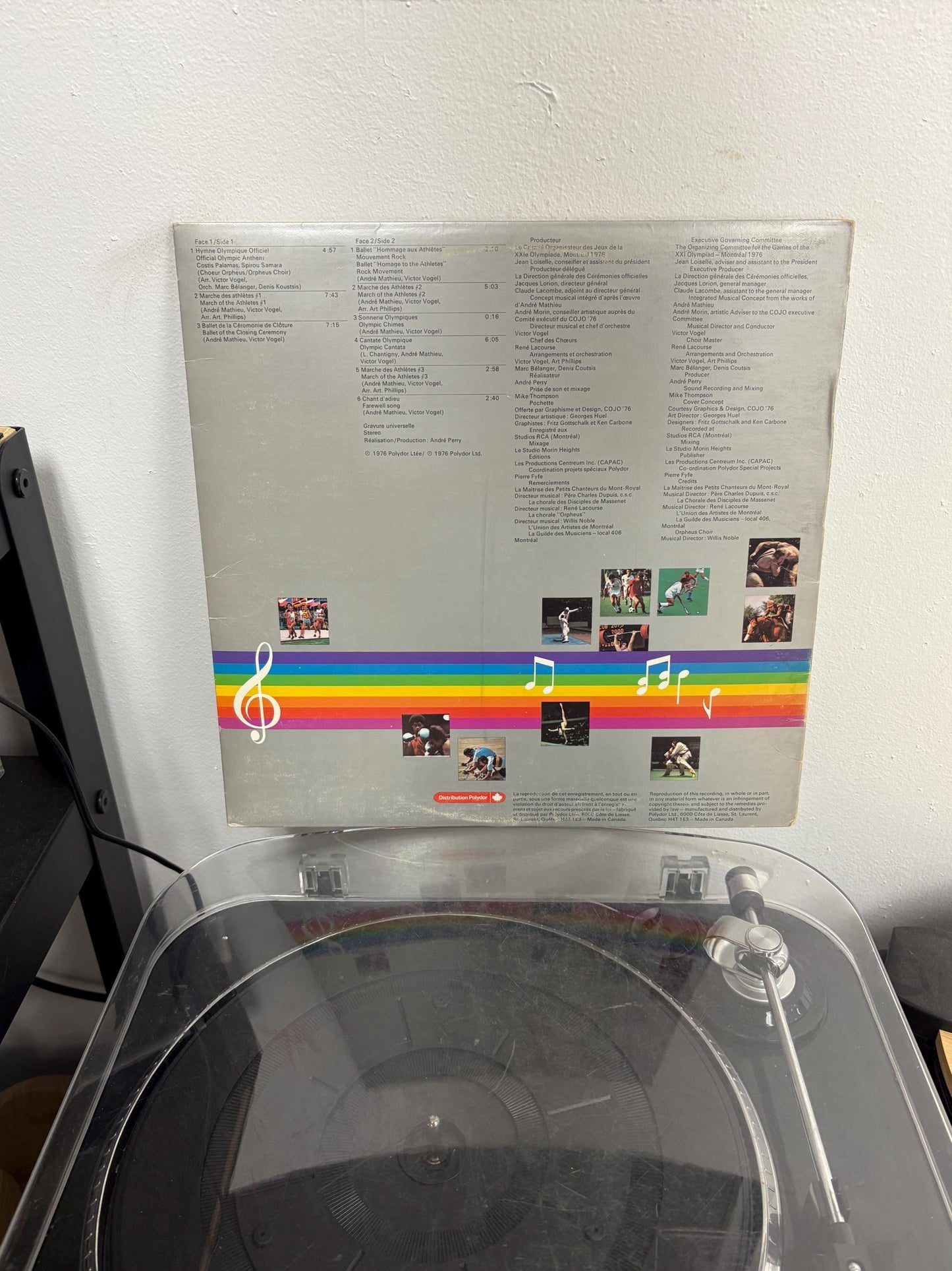 Compilation – Games Of The XXI Olympiad Montréal 1976 Original Soundtrack Music Of The Official Ceremonies (Vinyl)