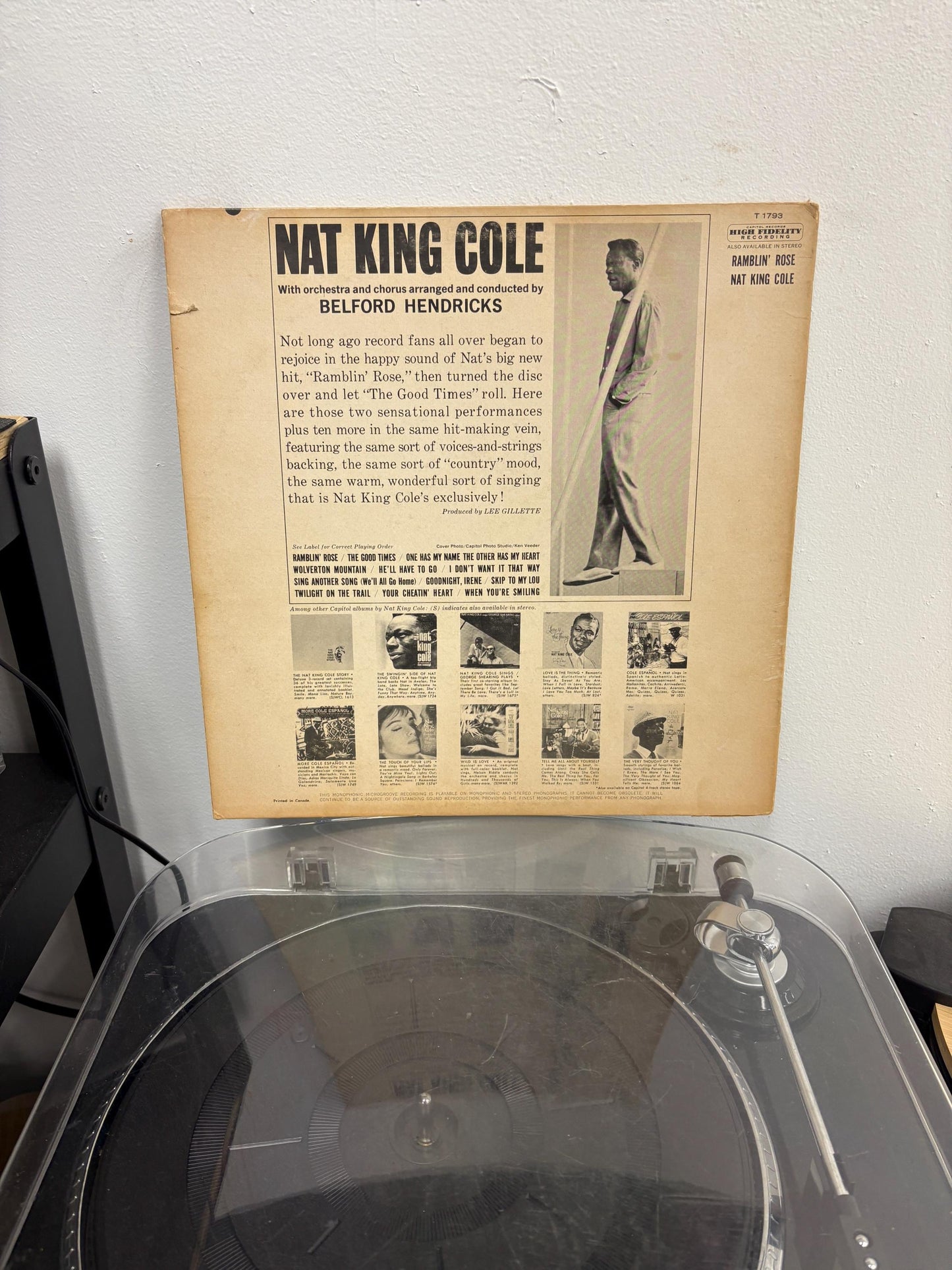 Nat King Cole - Ramblin' Rose (Vinyl)