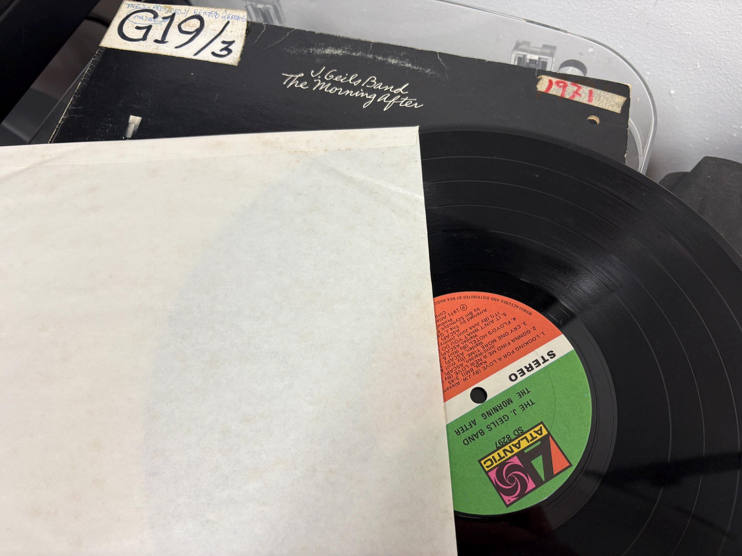 The J. Geils Band – The Morning After (Vinyl)