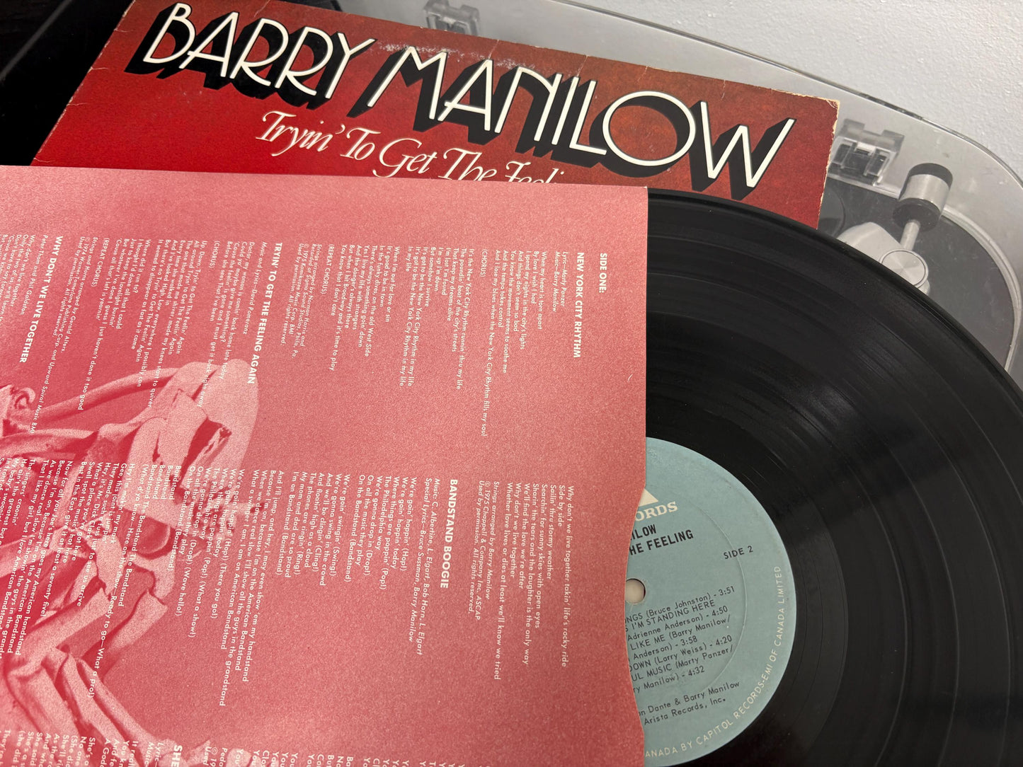 Barry Manilow - Tryin' To Get The Feeling (Vinyl)