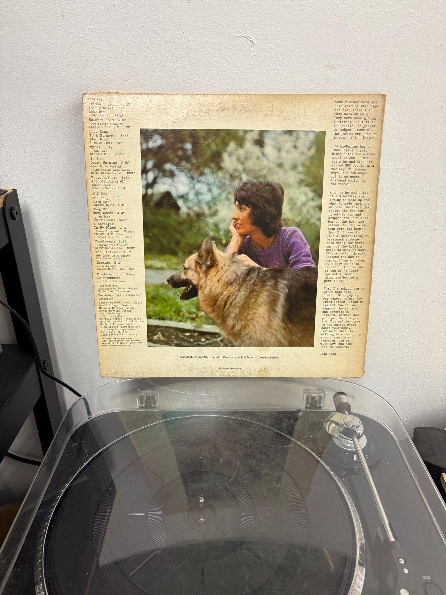 Joan Baez – Come From The Shadows (Vinyl)