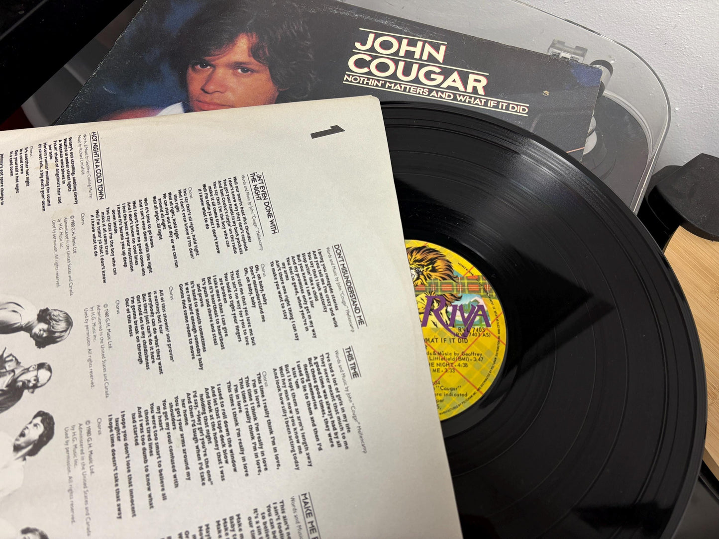 John Cougar – Nothin' Matters And What If It Did (Vinyl)
