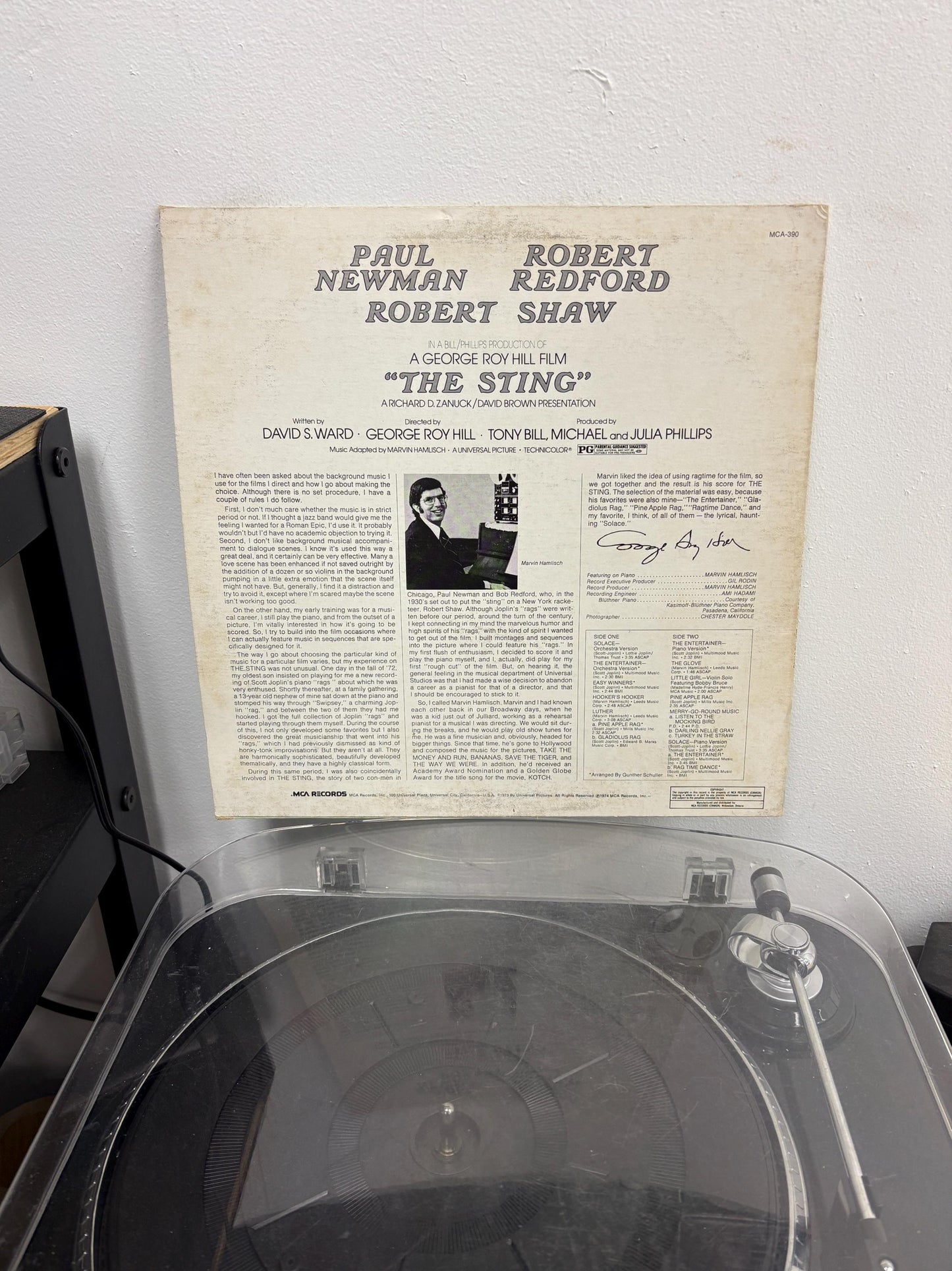 Marvin Hamlisch – The Sting (Original Motion Picture Soundtrack) (Vinyl)