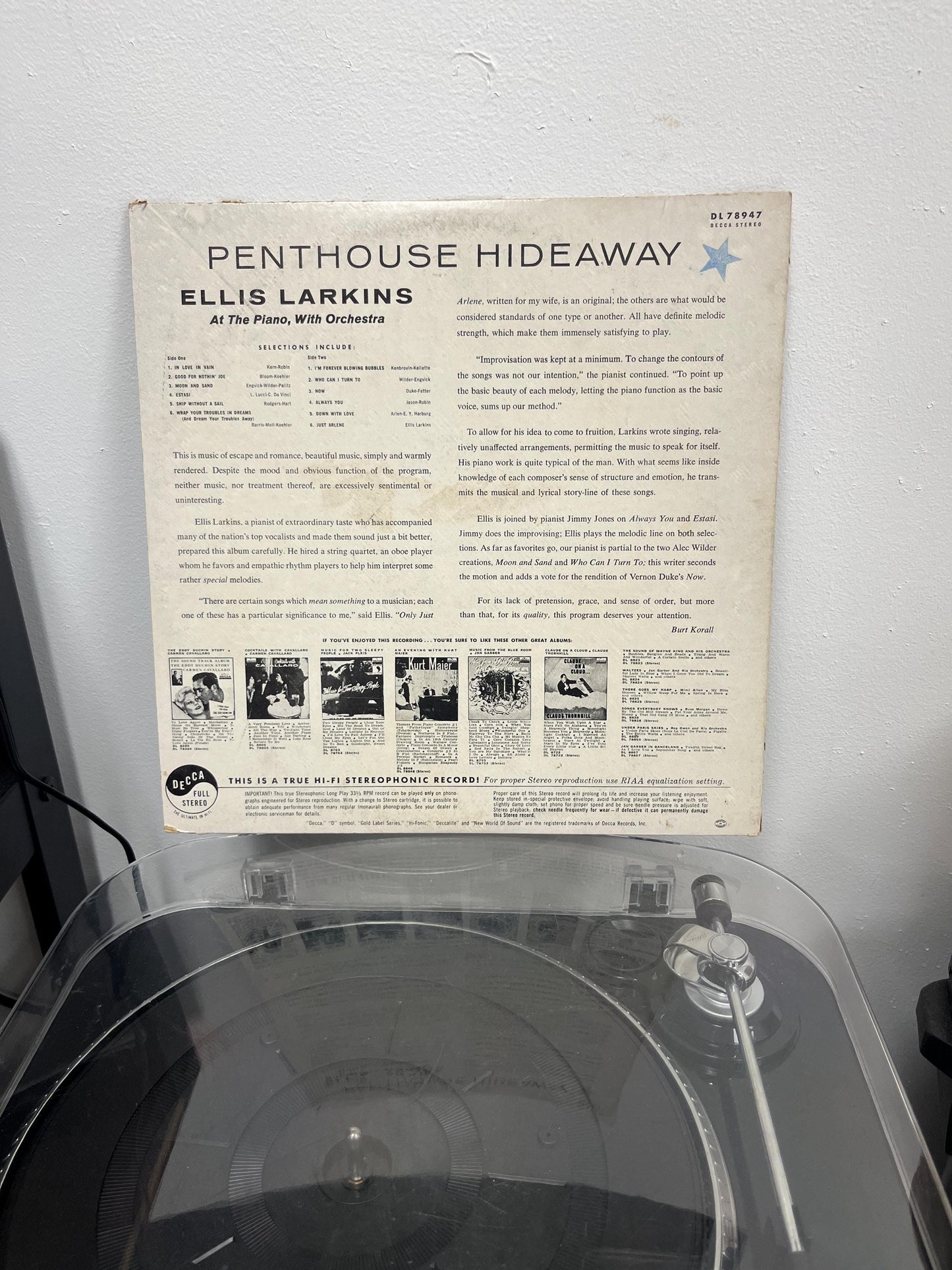 Ellis Larkins – Penthouse Hideaway (Vinyl)