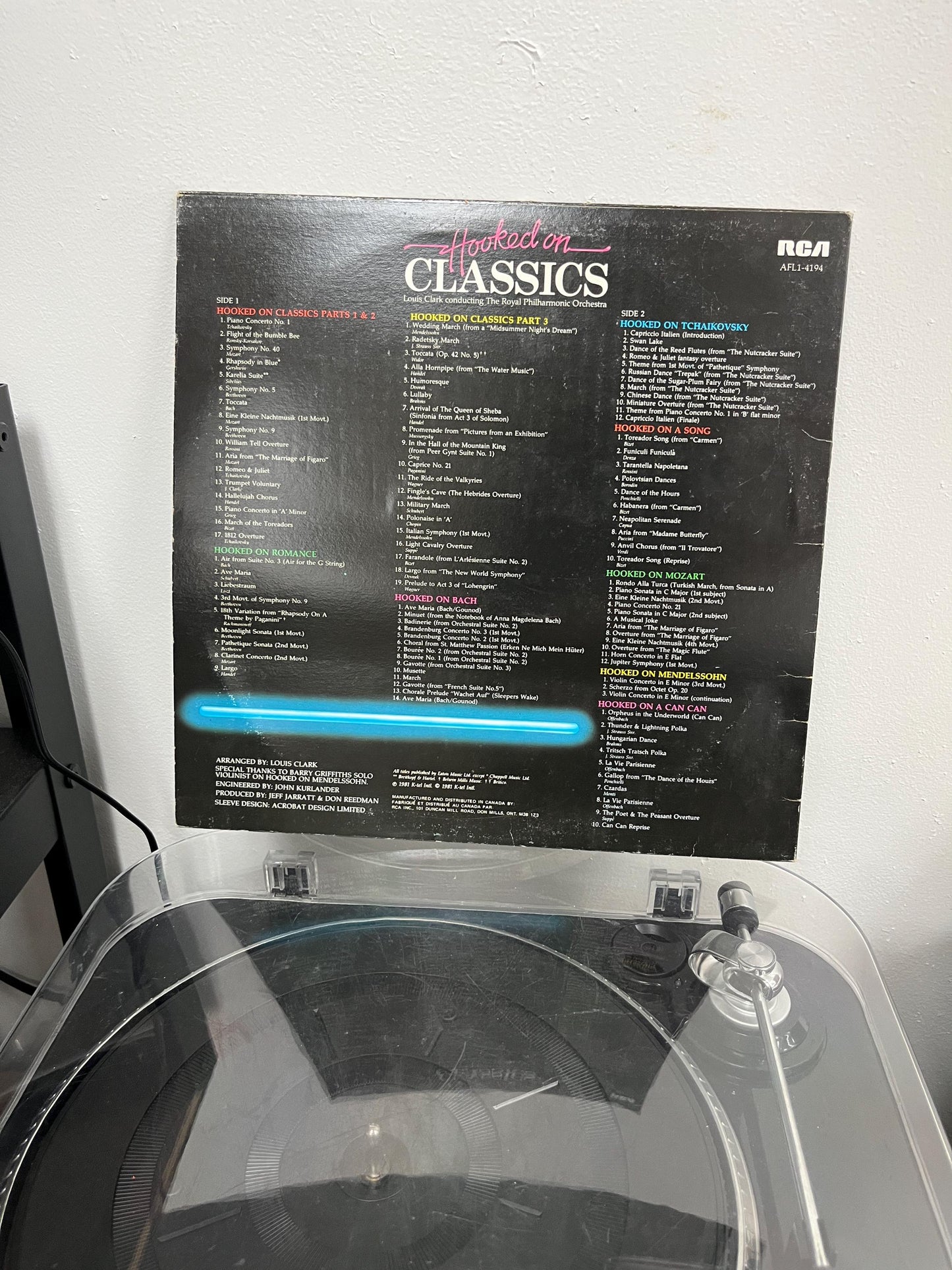 Louis Clark Conducting The Royal Philharmonic Orchestra – Hooked On Classics (Vinyl)