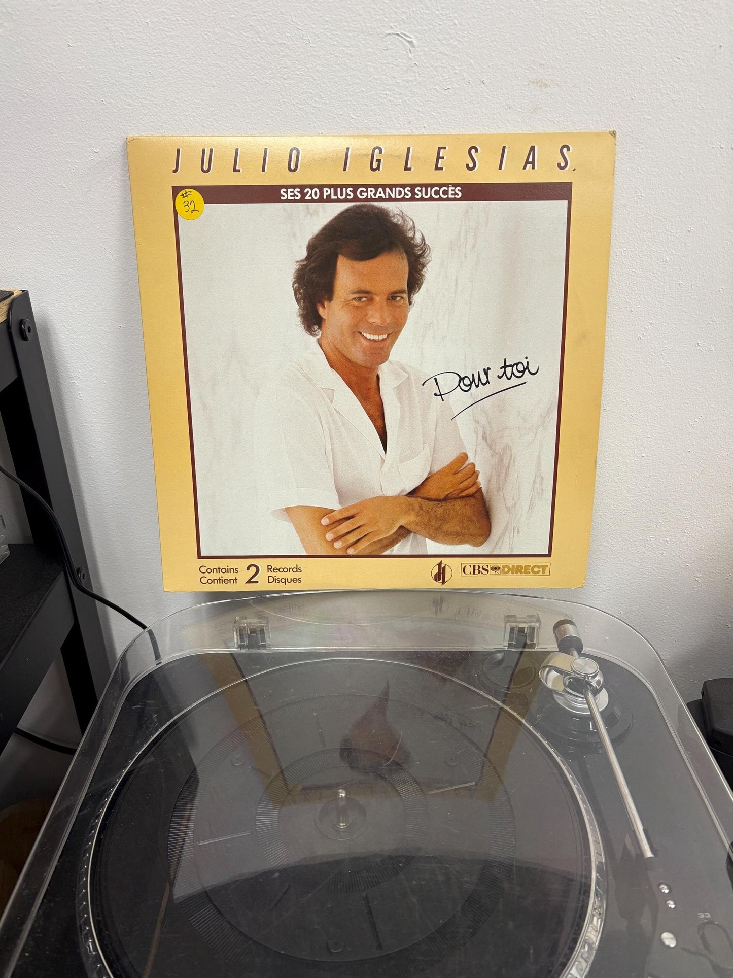 Julio Iglesias – Pour Toi Ses 20 Plus Grands Succès (Vinyl)