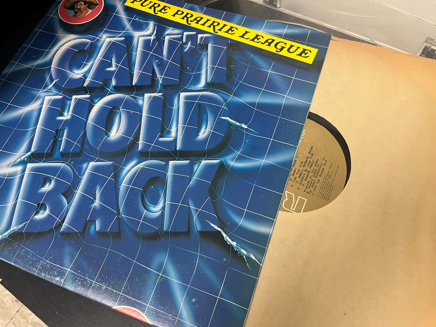 Pure Prairie League – Can't Hold Back (Vinyl)