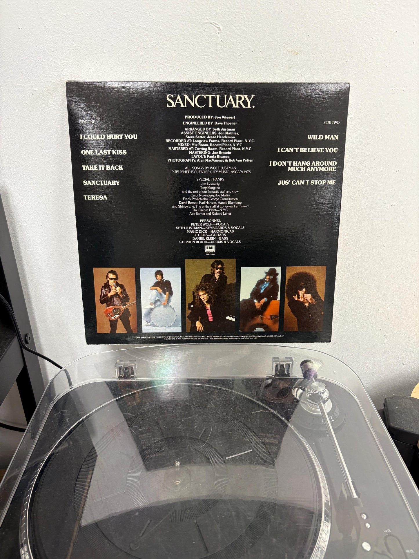 The J. Geils Band – Sanctuary. (Vinyl)