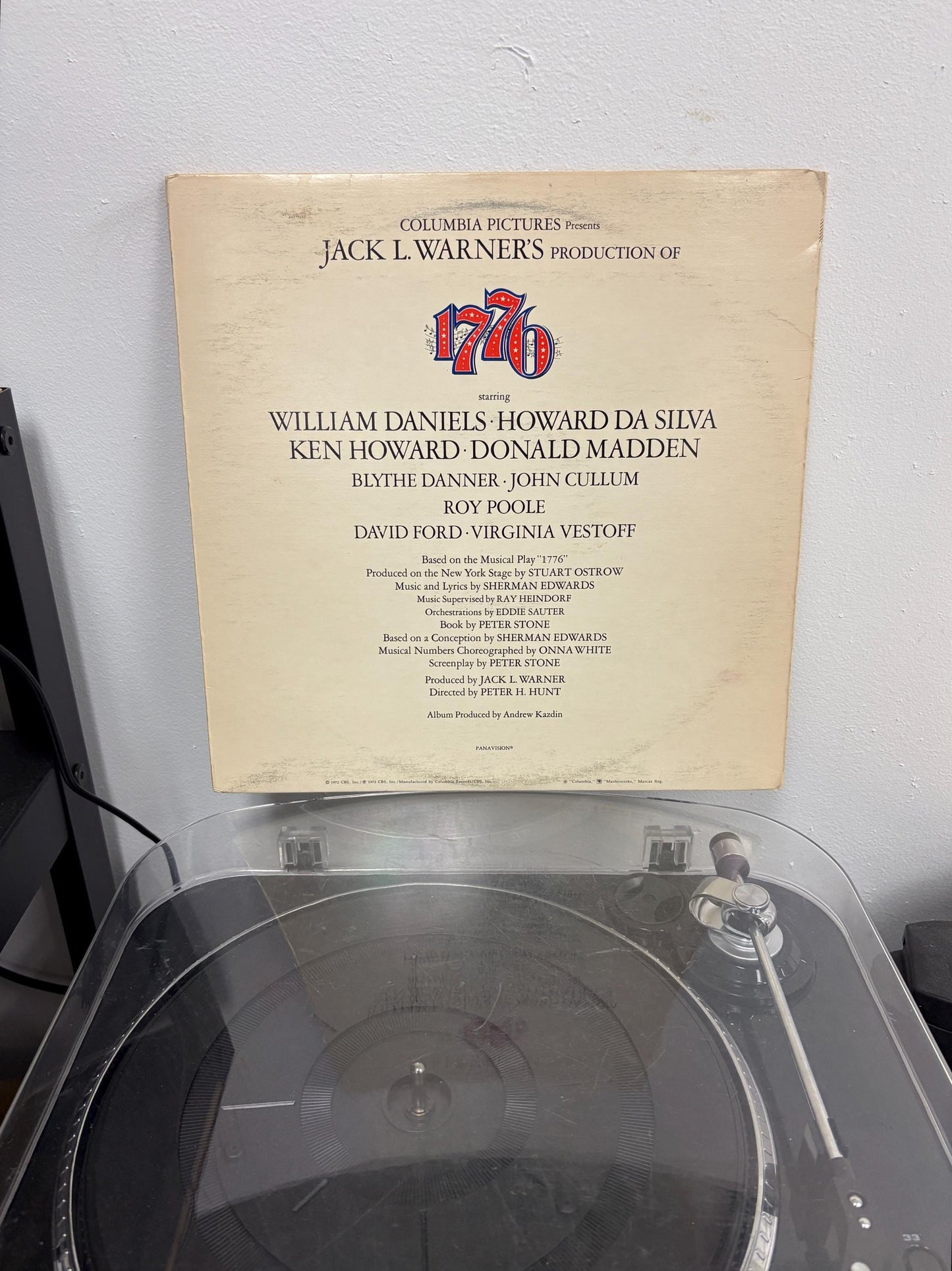 Jack L. Warner – 1776 (Original Soundtrack Recording) (Vinyl)