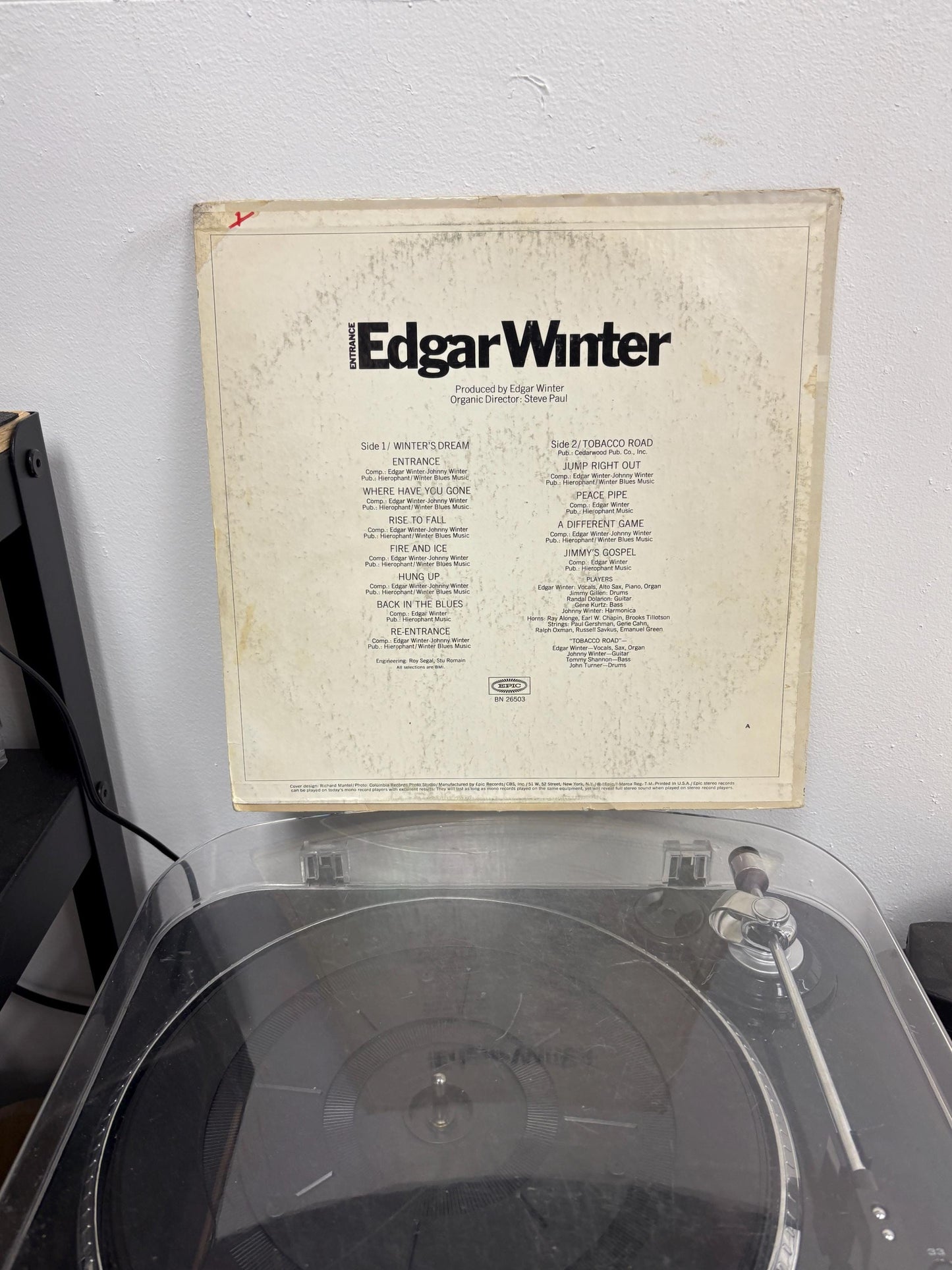 Edgar Winter – Entrance (Vinyl)