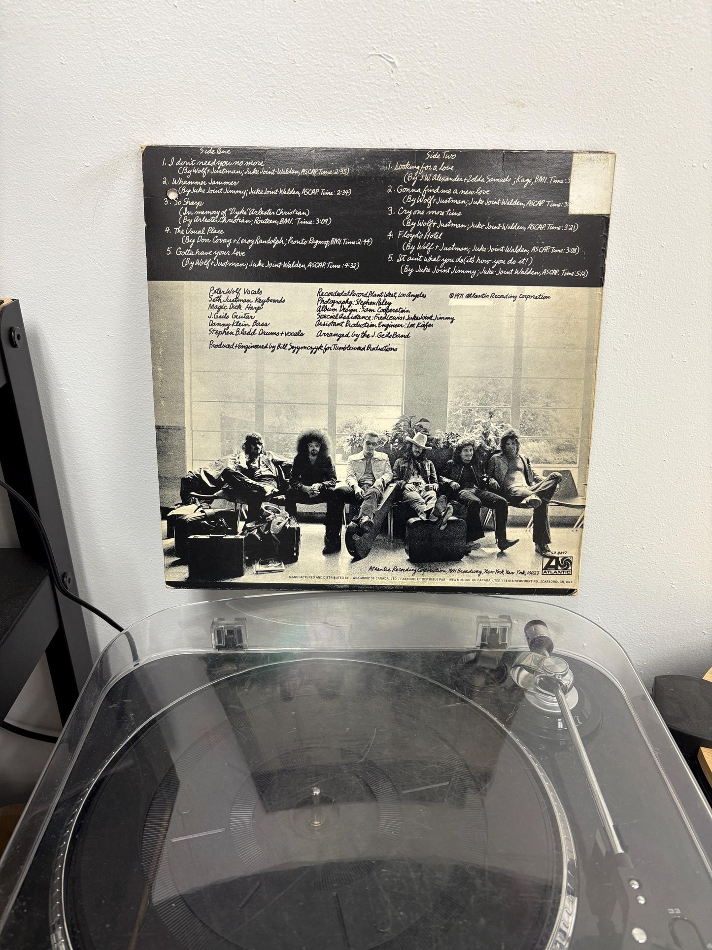 The J. Geils Band – The Morning After (Vinyl)