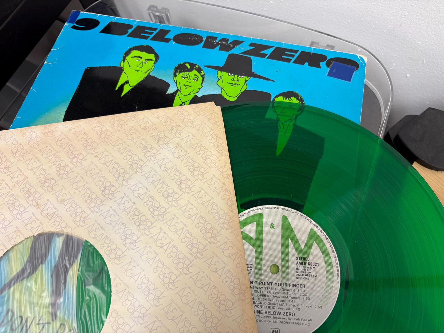 9 Below Zero – Don't Point Your Finger (Vinyl) [Green]