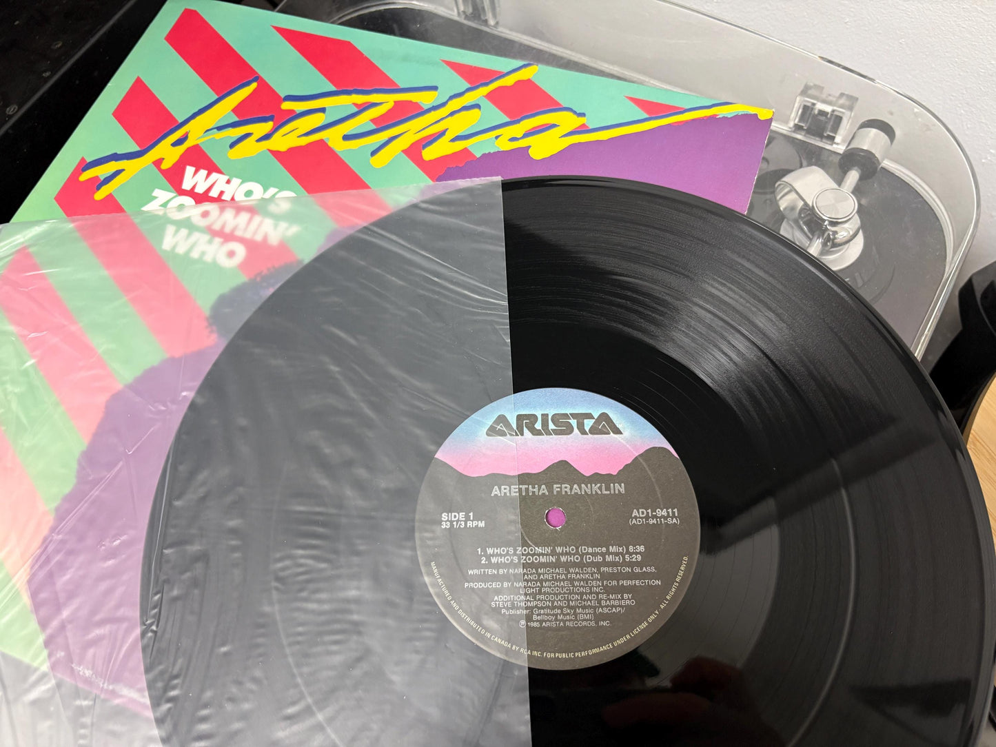 Aretha Franklin – Who's Zoomin' Who [Single + Mixes] (Vinyl)
