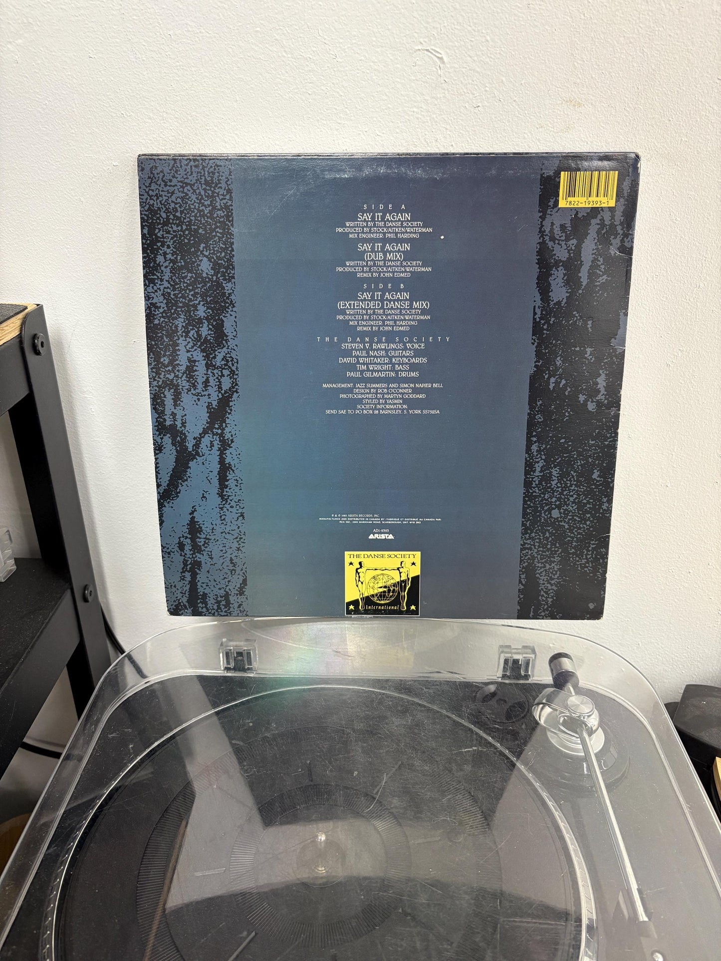 The Danse Society – Say It Again [Single] (Vinyl)